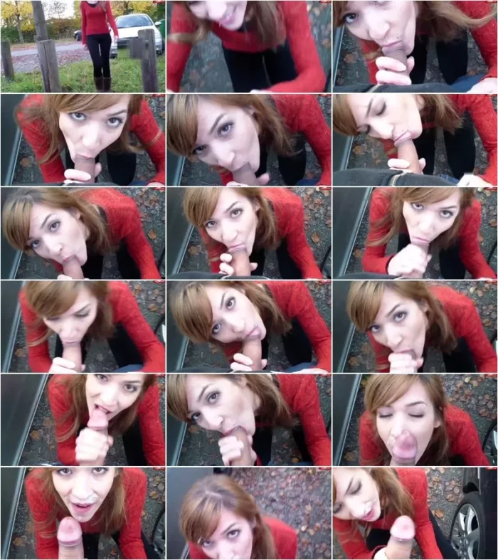 MaryHaze - Public - Mitten auf Parkplatz Schwanz entsaftet [HD 720p] (MDH)