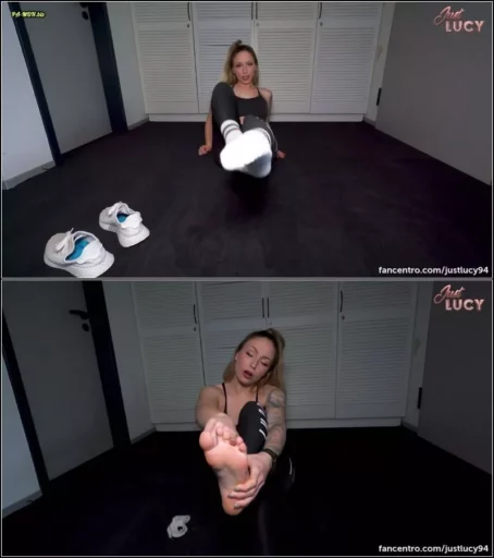 JustLucy - Die ultimative Fuss Wichsanleitung - feucht und durchgeschwitzt [FullHD 1080p] (MDH)