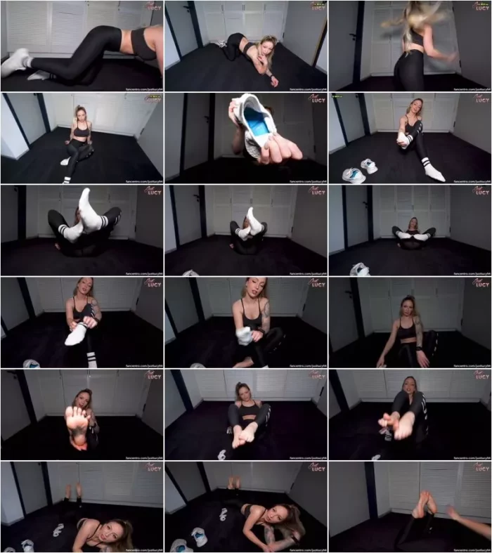 JustLucy - Die ultimative Fuss Wichsanleitung - feucht und durchgeschwitzt [FullHD 1080p] (MDH)