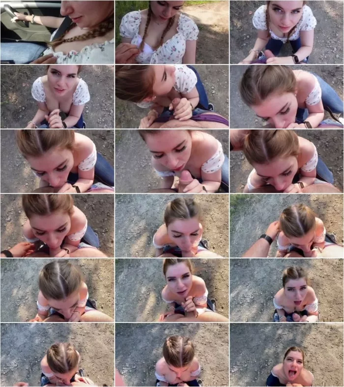 EllyNora - Riskanter Outdoor-Blowjob [FullHD 1080p] (MDH)
