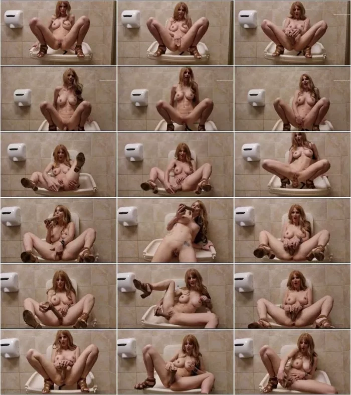 Hope Penetration - Naughty Mom Masturbates in Public Bathroom 09.03.2024 [HD 720p] (Dildo)
