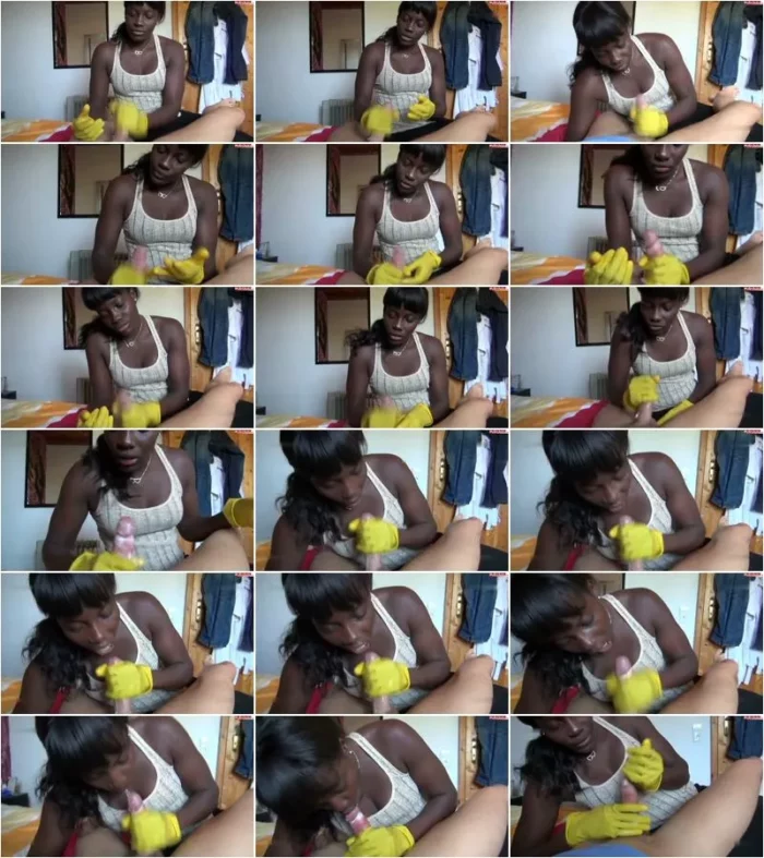 African-flower - Latex User-Entsaftung  Sperma geschluckt [HD 720p] (MDH)