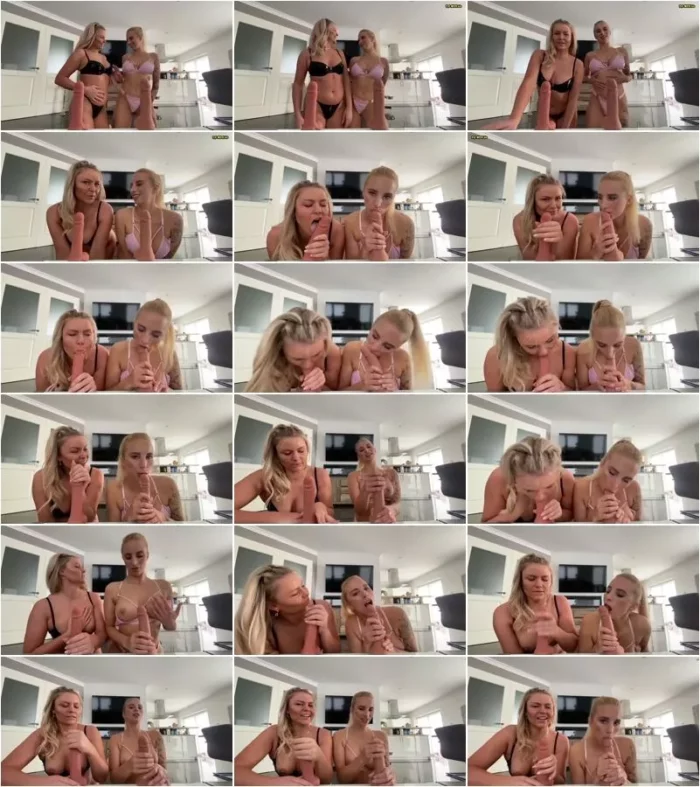 Bibixxx - BLOWJOB- CHALLENGE - Hanna und ich blasen um die Wette [FullHD 1080p] (MDH)