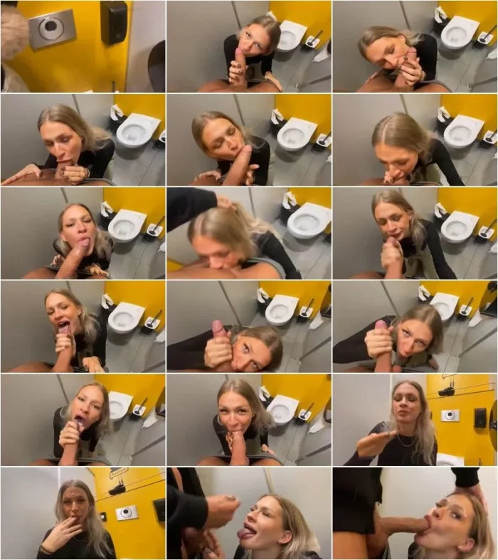LisaSchubert - LKW-FAHRER IM SAMENSTAU - Doppelter Cumshot auf dem Rastplatzklo [FullHD 1080p] (MDH)