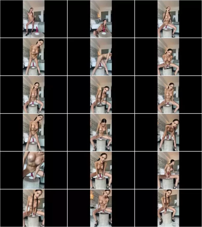 Miss Maryanna - Petite Girl Squat Challenge 2024 / 22.05.2024 [FullHD 1080p] (Dildo)