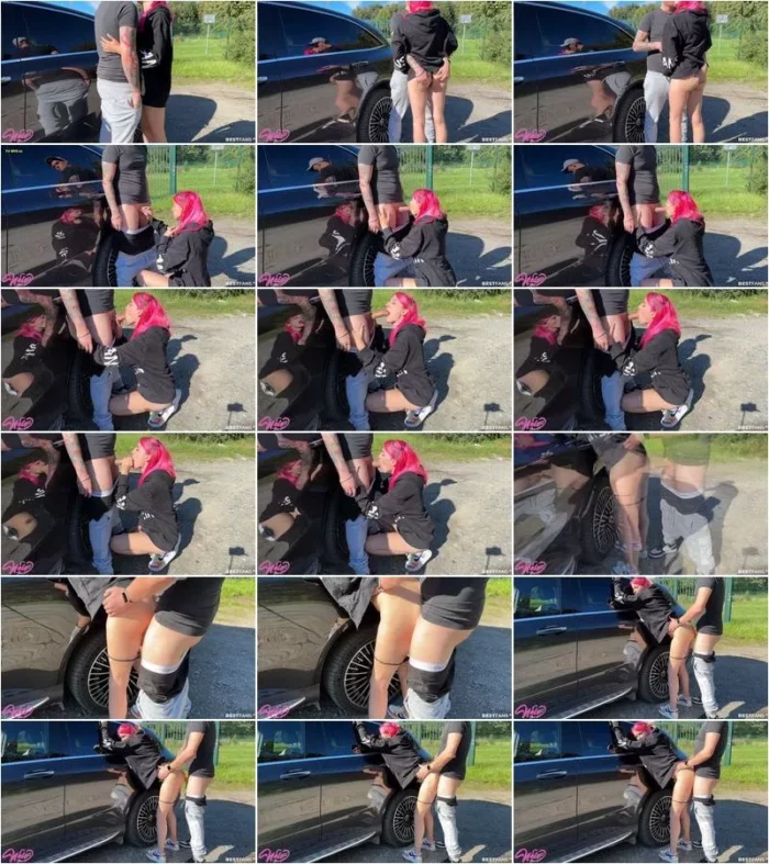 NeleSweet - Outdoor Abgefickt und Sauce lauft aus meiner Fotze - Creampie [HD 720p] (MDH)