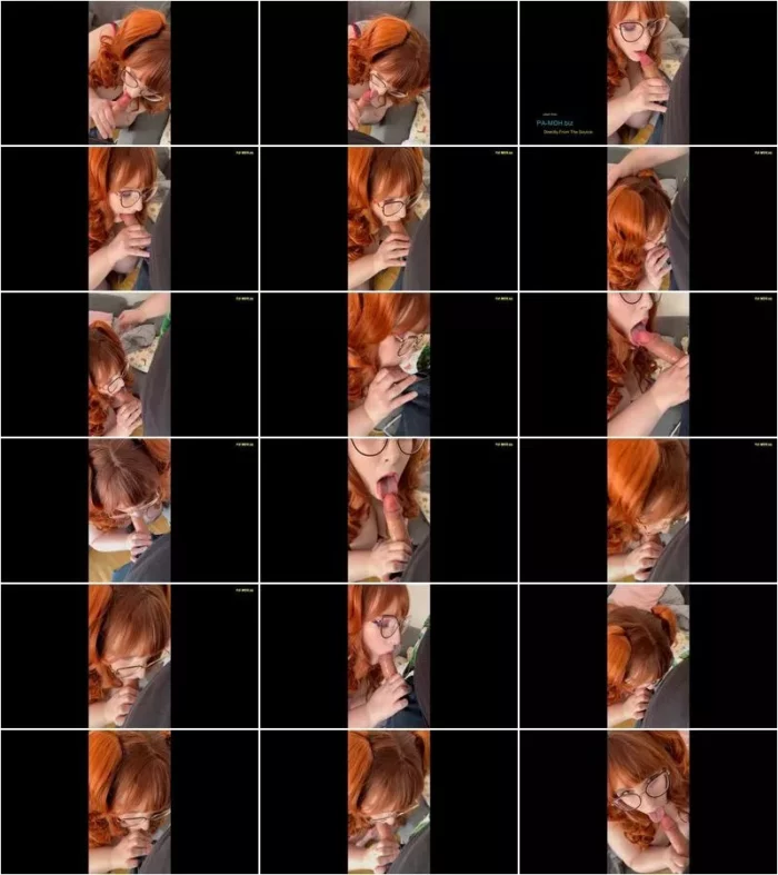 nerdy_cinnamon - Ich blase einen geilen Schwanz auf der Couch [FullHD 1080p] (MDH)