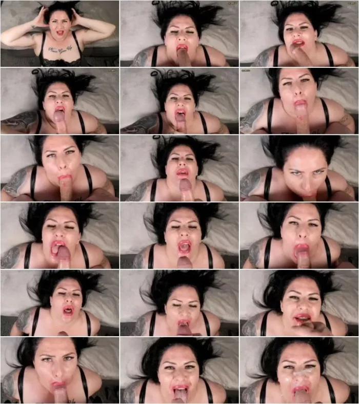 curvyladylena - Userwunsch - HEISSER BLOWJOB und HARDCORE GESICHTSBESAMUNG GANZ NAH [HD 720p] (MDH)