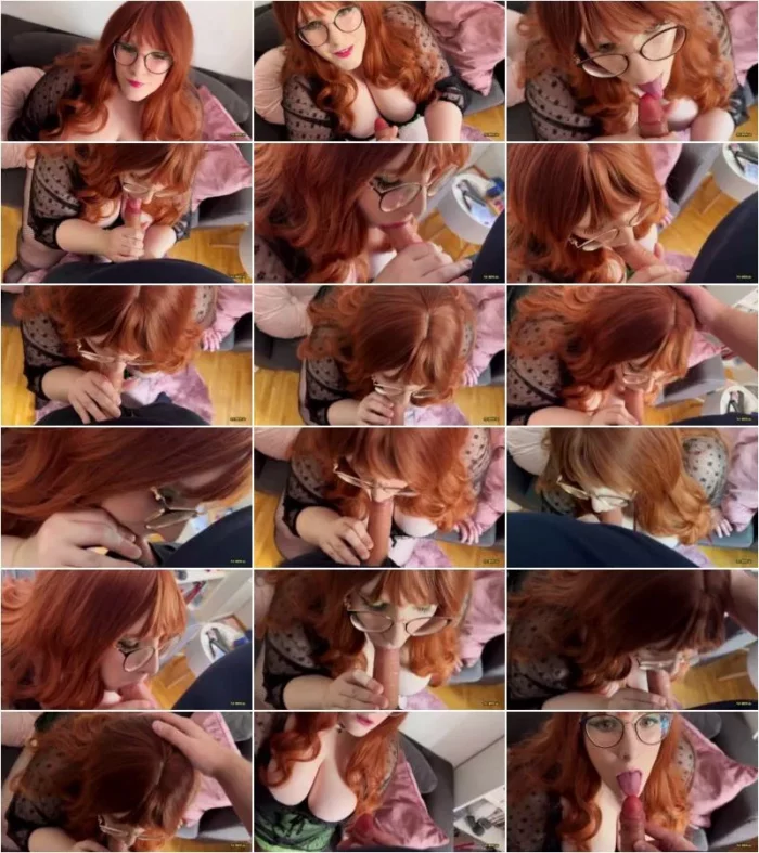 nerdy_cinnamon - Geil den dicken Schwanz gelutscht [FullHD 1080p] (MDH)