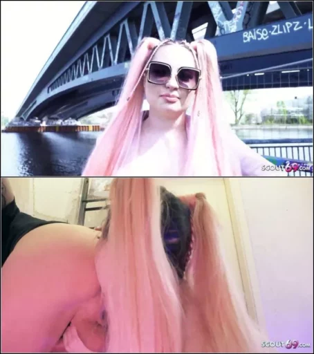 German-Scout - Arschfick beim Model Casting fur deutsche Maria Gail mit pinken Haaren [FullHD 1080p] (MDH)