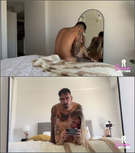 SammmNextDoor - A Public Quickie Blowjob Leads to Fucking Petite Girlfriend at Home Date Night #15 [FullHD 1080p] (Amateur)