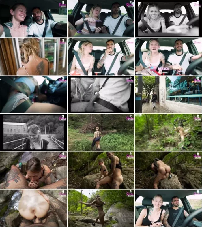 SammmNextDoor  - OUTDOOR Sex and SKINNY DIPPING after Hiking to the Waterfall - Date Night #26 [FullHD 1080p] (Amateur)
