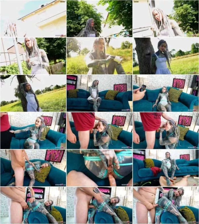 German-Scout - Anal Casting - Deutsches Tattoo Model AnusKatzz ran genommen [FullHD 1080p] (MDH)