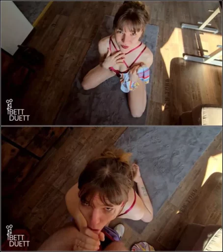 BettDuett - POV - Kehlenfick mit Cumshot UNCUT [FullHD 1080p] (MDH)