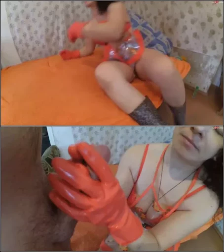 Gabby30 - cum in rubber gloves [FullHD 1080p] (MDH)