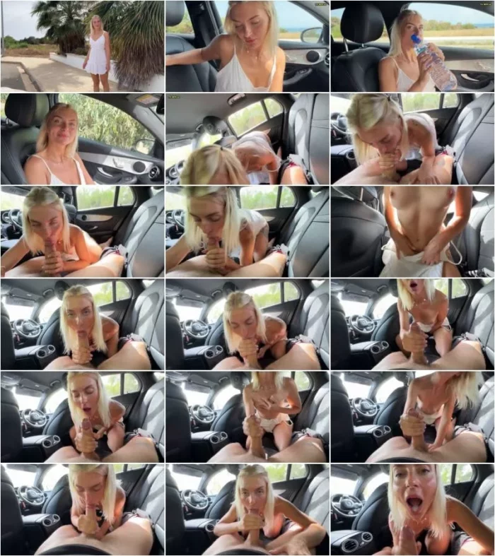 LiaEngel - PUBLIC im AUTO - Auf dem Weg zum Strand abgeschleppt [FullHD 1080p] (MDH)