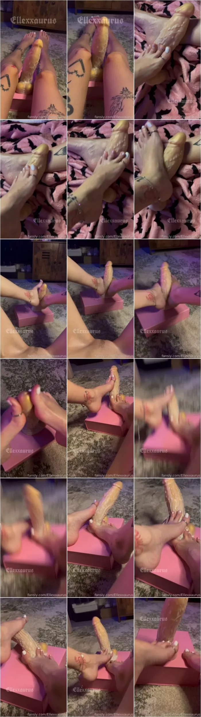 Ellexxaurus - Video 13 [UltraHD/4K 3840p] (Dildo)