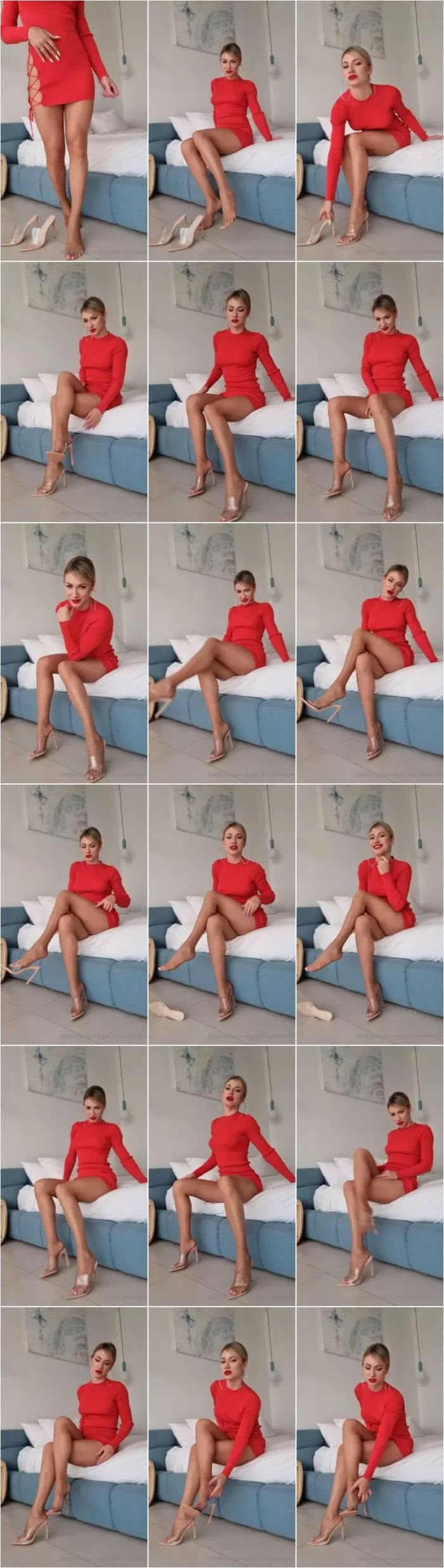 Angel The Dreamgirl - 2023-09-14 My clear heels dangling! Do you like it [UltraHD/2K 1920p] (0nlyfans)