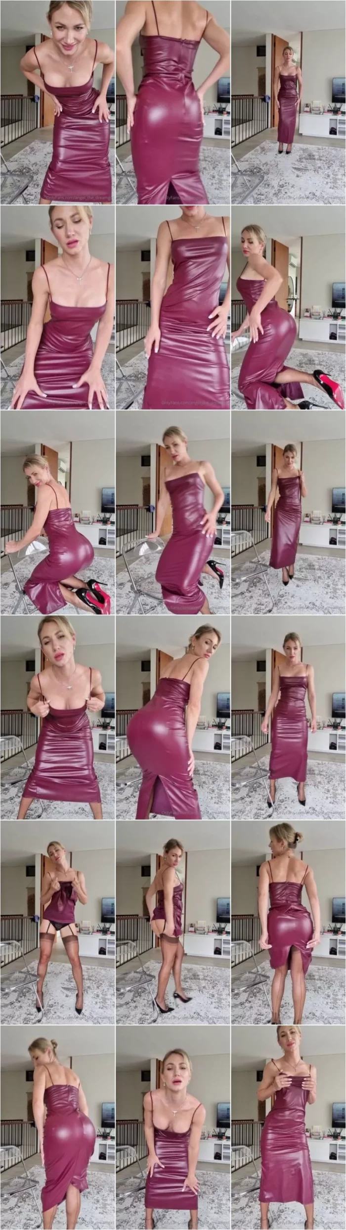 Angel The Dreamgirl - 2024-02-17 My new leather dress. How do you like it [UltraHD/2K 1920p] (0nlyfans)