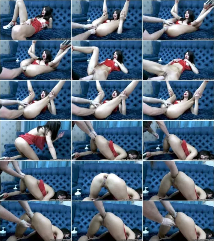 Hotkinkyjo - Hotkinkyjo in see-through dress double anal fisting by AlexTh0rn, belly bulge & prolapse 30.08.2024 [FullHD 1080p] (Alex Extreme)
