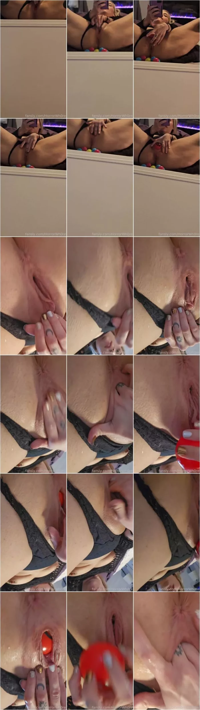 ThtHorrorgirl36, HorrorWh0re - Video 28 [UltraHD/2K 1920p] (Fisting)
