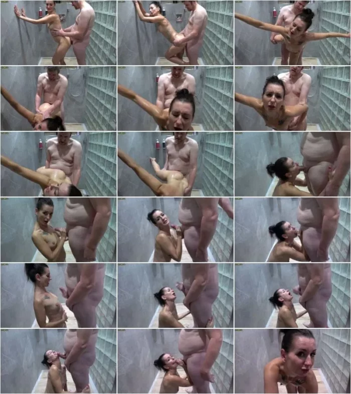 KatiFrench - SPERMALADUNG nach Duschfick - Er weiss genau, was mir besonders gut schmeckt [FullHD 1080p] (MDH)