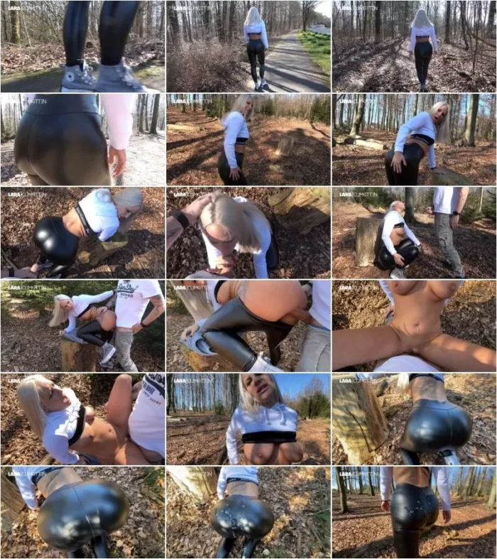 Lara-CumKitten - Spontaner Leggings Fick - Bubble Butt Quickie mit Spermawalk [FullHD 1080p] (MDH)