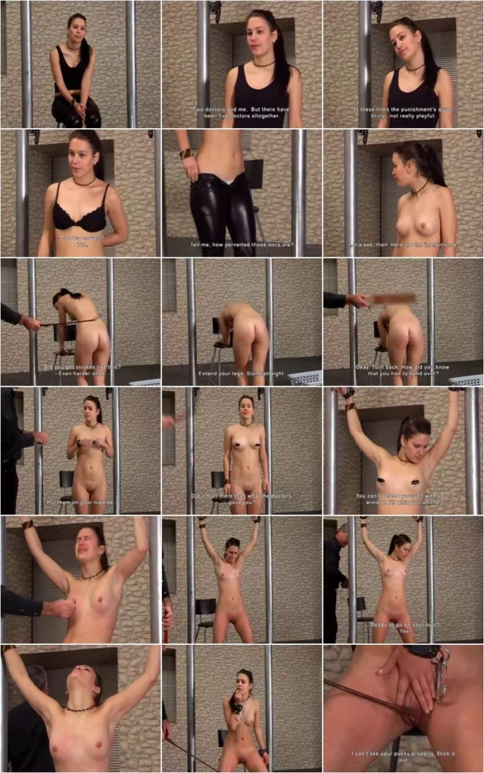 Berta Black - Slavegirl\'s Elite Pain Castings - Berta Black (20 years) [SD 576p] (EP-Casting)