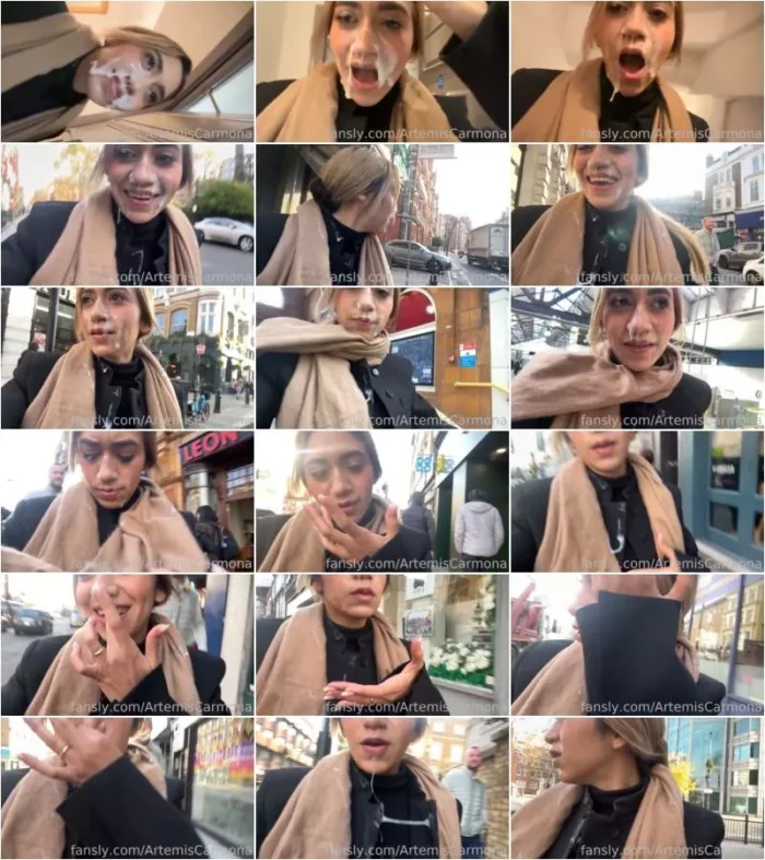 Artemis Carmona - London Cumwalk [FullHD 1080p] (Latina)