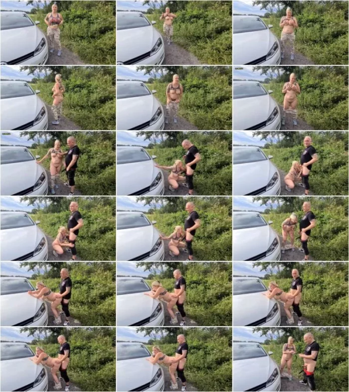 sexymaus5711 - Beim Ausflug Blank am Auto [HD 720p] (MDH)