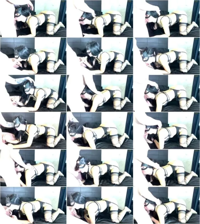Erect_Dick - Deep Throat eines dunnen Teenagers in Dessous und Strumpfen [FullHD 1080p] (MDH)