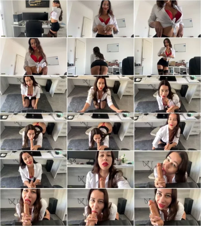 Lia-Fox - Chefsache - Sekretarin Lia blast und entsaftet unter dem Schreibtisch [FullHD 1080p] (MDH)