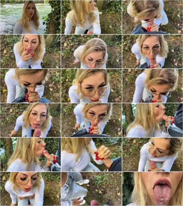 TamyTiger - HARDCORE PUBLIC - Smokey Blowjob direkt beim RHEINFALL [FullHD 1080p] (MDH)