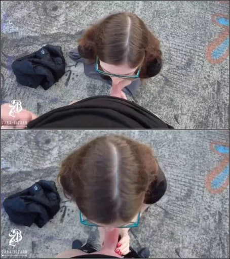 Zara-Bizarr - Outdoor, riesiger cumshot ins gesicht, voll auf der brille [HD 720p] (MDH)