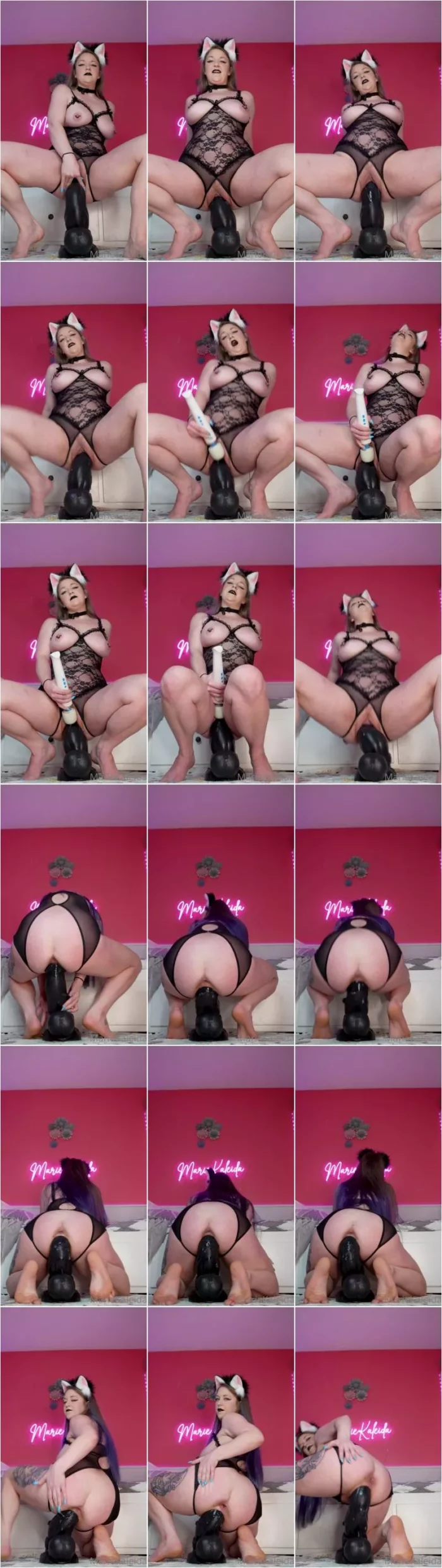 MarieKaleida - Video 057 [UltraHD/2K 1920p] (Dildo)