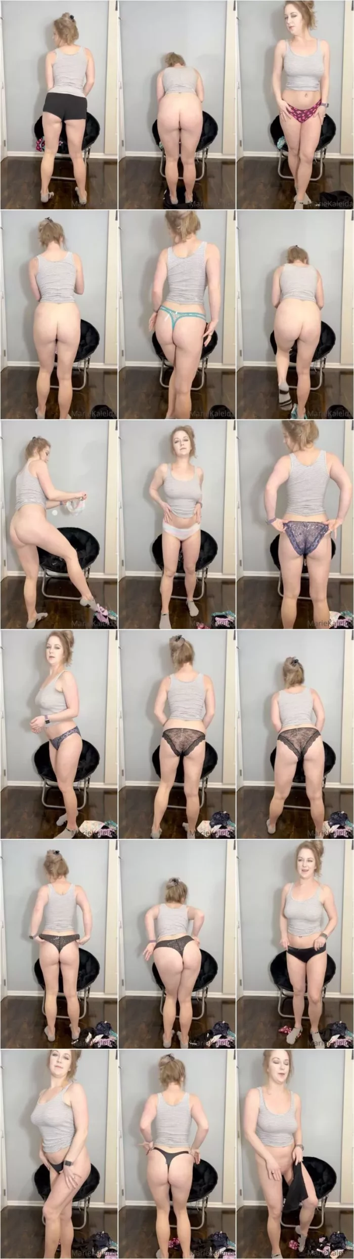 MarieKaleida - Video 128 [UltraHD/2K 1920p] (Dildo)