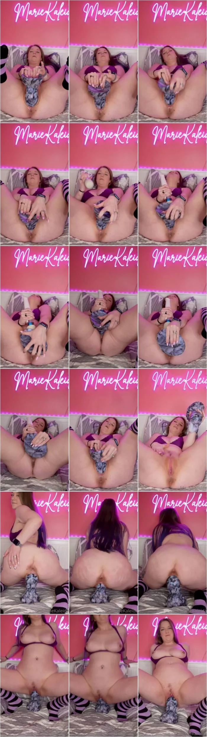 MarieKaleida - Video 185 [UltraHD/2K 1920p] (Dildo)