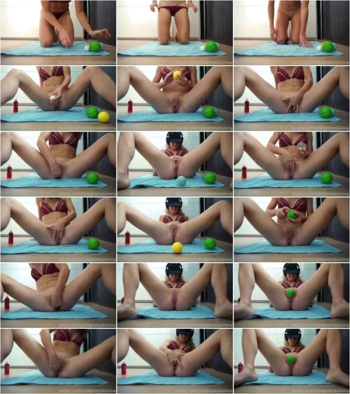 Sizeprincessnina - Video 04 [FullHD 1080p] (Dildo)