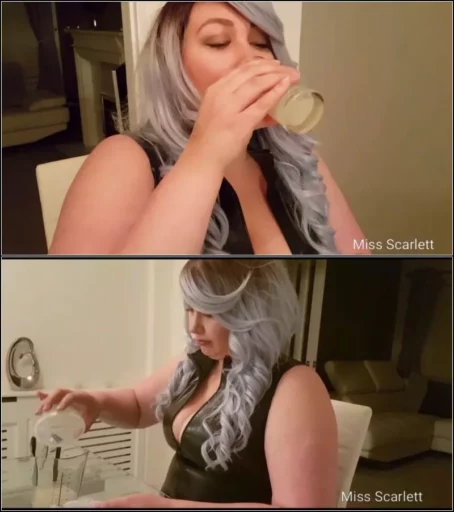 Miss Scarlett - Drinks 16 Oz From 2 Donors [HD 720p] (Gokkun)