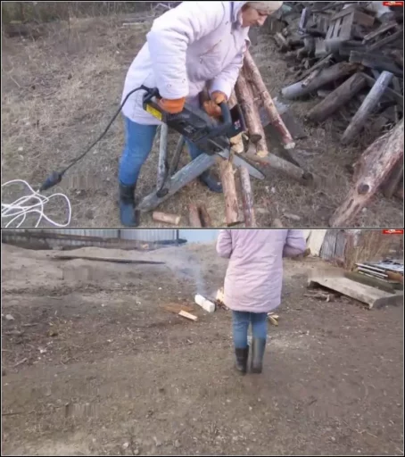 Gabby30 - Gather firewood on the farm [HD 720p] (MDH)