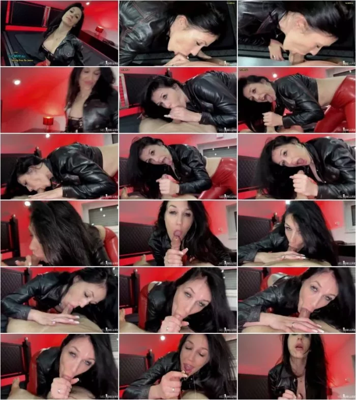 Meli-Deluxe - Perverse Latex Schlampe entsaftet hemmungslos deinen Schwanz mit dem Hurenmaul [FullHD 1080p] (MDH)