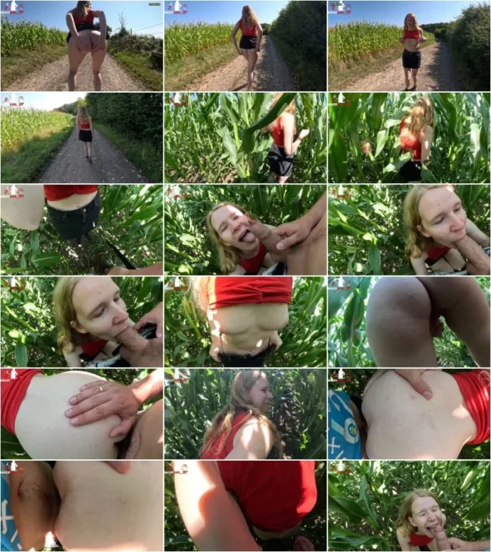 Bikergirl_97 - Billige Teen Schlampe holt sich Fick und Facial im Maisfeld [FullHD 1080p] (MDH)