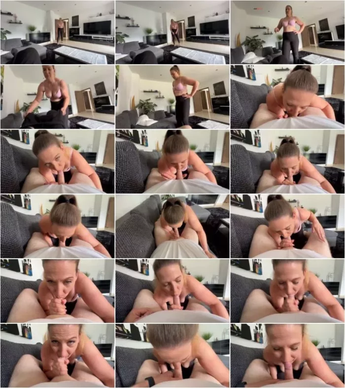 Julia-Winter - Stiefbruder verschwitzt nach dem Sport die Eier entleert [FullHD 1080p] (MDH)