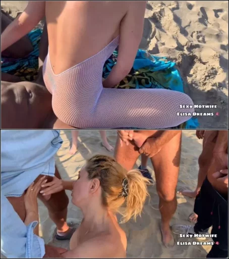 Elisa Dreams - Bukkake on the beach 2023-10-02 [FullHD 1080p] (MYM.fans)