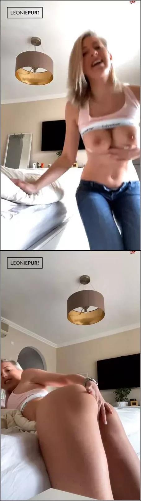 Leonie-pur - Sexy Strip bis zum feuchten Hohepunkt [FullHD 1080p] (MDH)