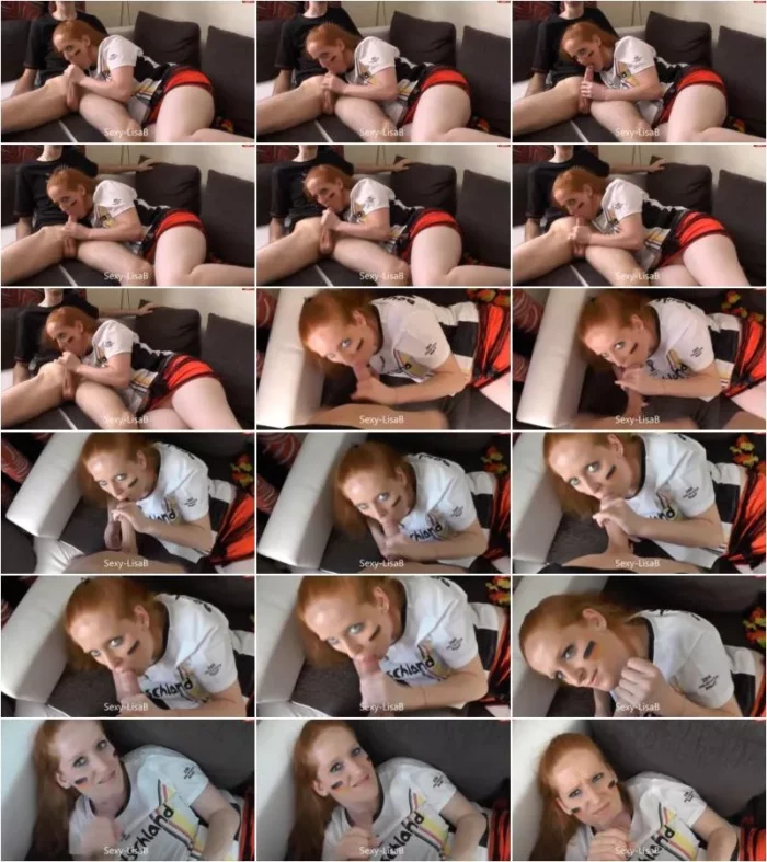 Sexy-LisaB - WM anblasen zur Eroffnung - Gesichtsbesamung [HD 720p] (MDH)