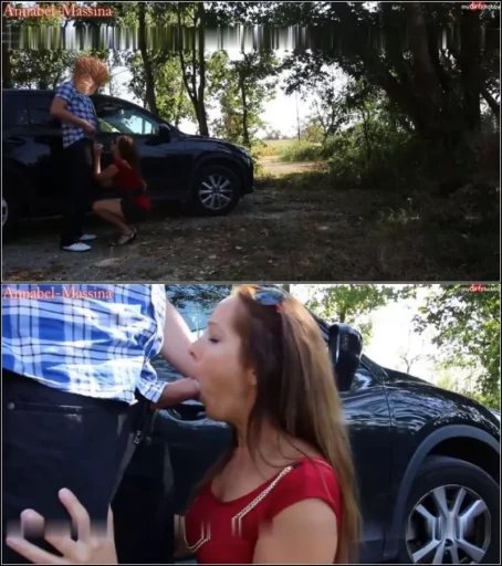 AnnabelMassina - Mit Sperma-Face Auto gefahren - Die Blase und Auto-Testfahrerin [HD 720p] (MDH)
