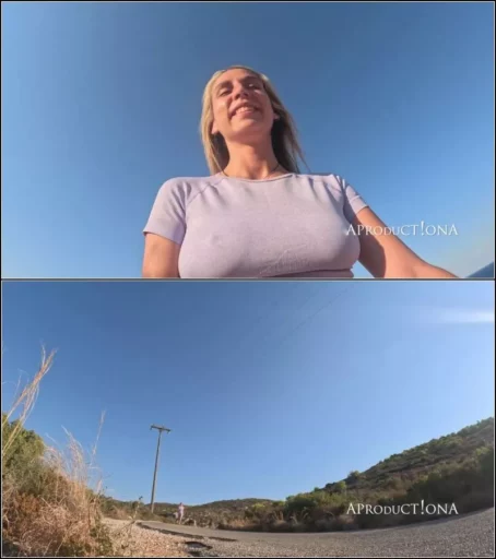Aproduct!onA - Wetting Sweatpants And Panties On a Barefoot Morning Walk [UltraHD/4K 2160p] (Pissing)