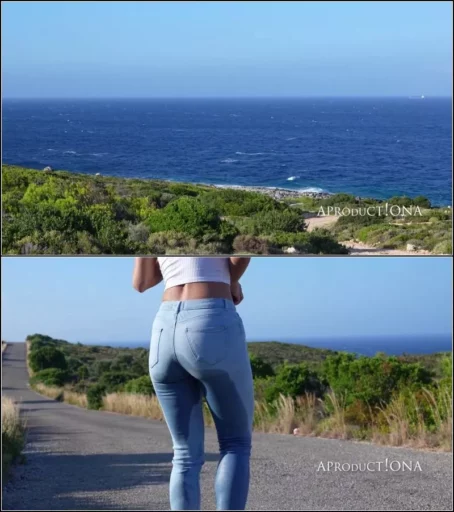 Aproduct!onA - Wetting Jeans On a Bare Foot Hike [UltraHD/4K 2160p] (Pissing)