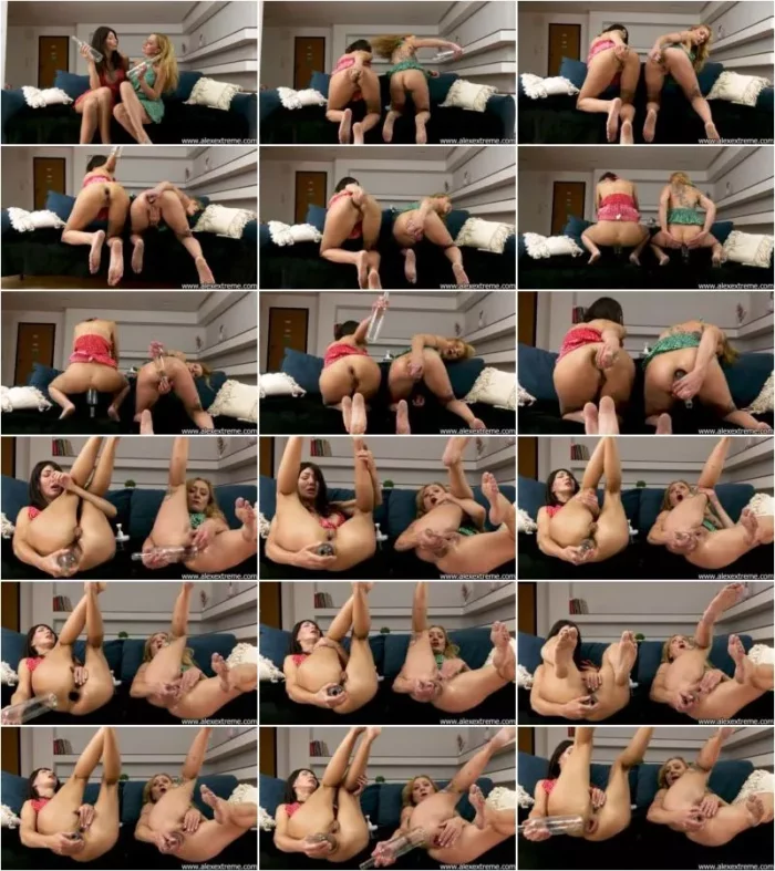 Hotkinkyjo, Irina Faust - Two hot lesbians Hotkinkyjo & Irina Faust take big bottles anal & extreme prolapse 17.01.2025 [FullHD 1080p] (Alex Extreme)